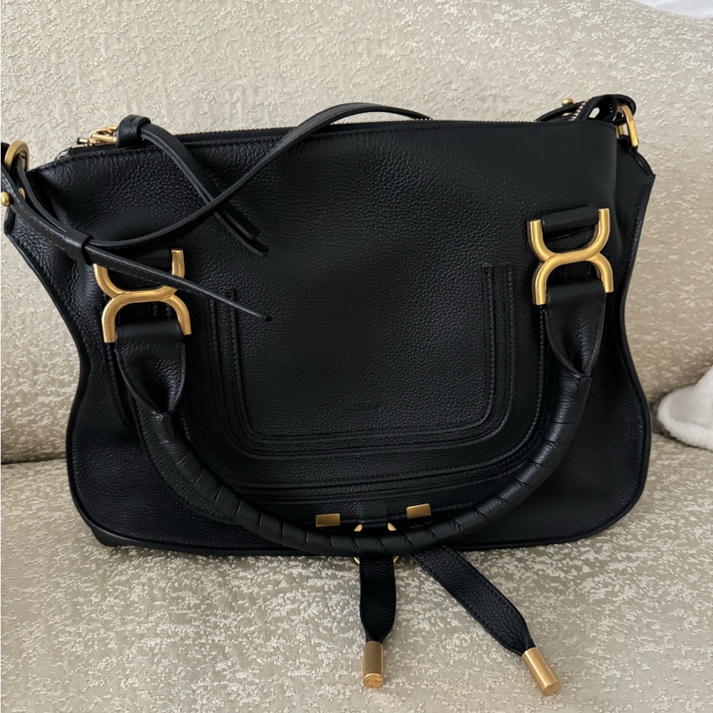 Chloe Black Medium Marcie Bag